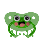 Kawaii Frog Pacifier